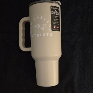 New England Patriots Cream Travel Tumbler 40 0z